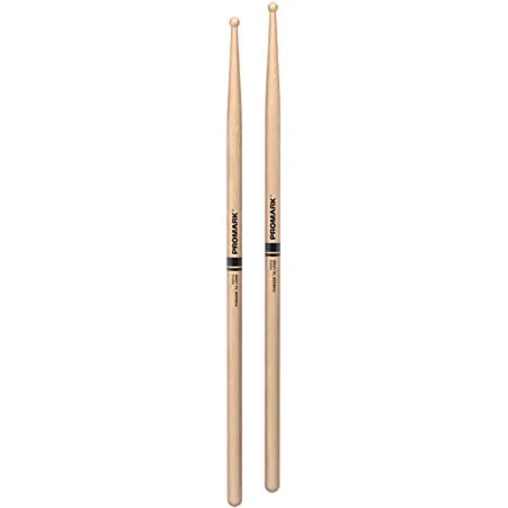 Pro Mark 7A Finesse Long, Drumsticks aus Ahornholz mit rundem Holzkopf, Länge 41,9 cm, Durchmesser 1,35 cm – Bild 3