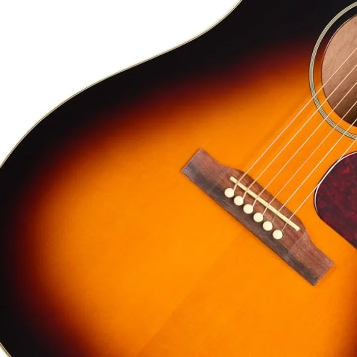 Epiphone J-45 Studio EC VS, Cutaway Westerngitarre mit massiver Fichtendecke und Fishman Tonabnehmer, Vintage Sunburst – Bild 4