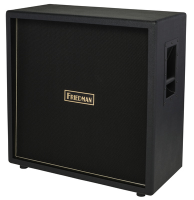 Friedman 412 Black, E-Gitarren Lautsprecherbox mit 2 x 12" Celestion Greenback & 2 x 12" Celestion Vintage 30, 100 Watt, schwarz