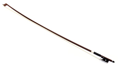 Dörfler D9 Violin Bow 3/4, Geigenbogen aus Massaranduba mit Ebenholzfrosch und Drahtbewicklung, Made in Germany