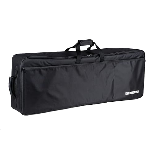 Crumar Seventeen Trolly Bag, gepolsterte Transport Tasche für Crumar Seventeen, schwarz, 25mm Polsterung, mit Rollen, interne Abmessungen 112 x 40 x 18 cm