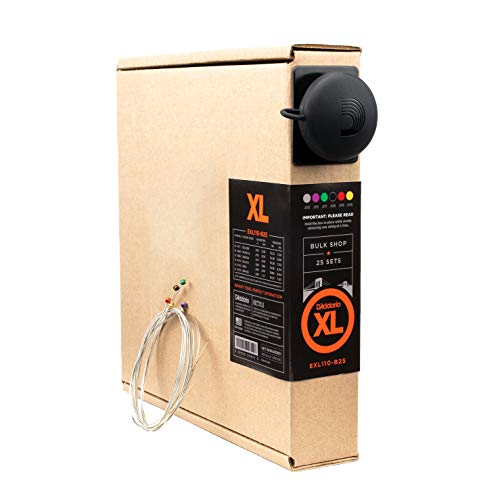 Daddario EXL110-B25, E-Gitarrensaiten, 25 komplette Sätze, Stärke 010-046