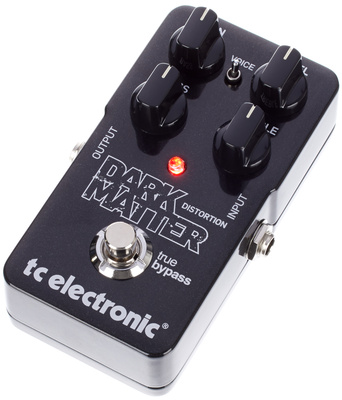 tc electronic Dark Matter Distortion, Overdrive-Pedal mit True Bypass, 2 Voice Settings und 9VDC-Netzteiloption