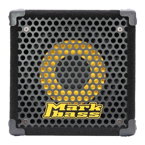 Markbass Micromark 801, Bass Combo mit 60 Watt, 1x 8" Neodym-Lautsprecher, analoger Endstufentechnologie, externem Lautsprecherausgang und kompakten Abmessungen (268 x 268 x 262 mm), 6,6 kg