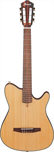 Ibanez FRH10N-NTF, Konzertgitarre mit massiver Sitka-Fichtendecke, Sapele-Korpus, Cutaway, Natural Flat