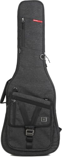 Gator Transit Series Electric Guitar Bag, Tasche für E-Gitarre mit 20 mm Polsterung, wetterfest, schwarz