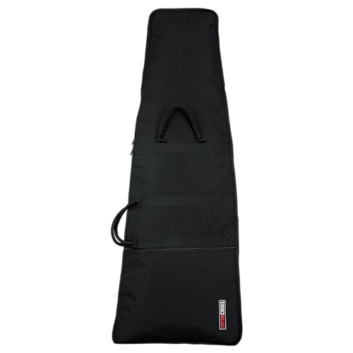 Gator GBE-Extreme-1, Gigbag für E-Gitarren, schwarz, 10 mm Polsterung, leicht, verstellbarer Schulterriemen
