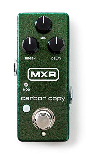 MXR M299 Carbon Copy Mini Analog Delay Pedal mit True Bypass, Modulation und Bright Modus