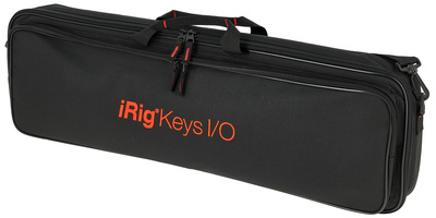 IK Multimedia iRig Keys I/O 49 Travel Bag, Tragetasche mit Vortasche für Kabel und Zubehör, verstellbarem Trageriemen, 100% Polyester, schwarz