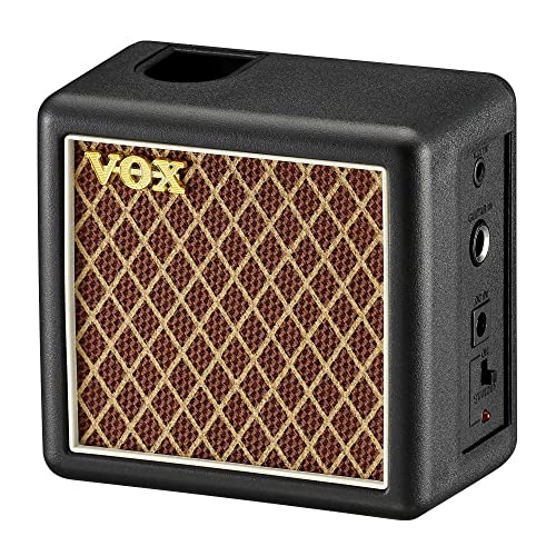 Vox Amplug 2 Cabinet, Mini E-Gitarrenbox mit 2 Watt Leistung und 3" Lautsprecher, Maße 100x60x100mm, Gewicht 200g
