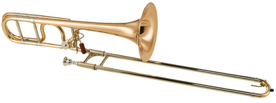 B&S MS14N-L Bb/F-Trombone, Meistersinger Serie "Stolzing", 230mm Schallstück, Neusilber-Außenzug, inkl. Mundstück und Softpack Etui