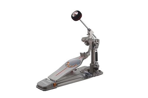 Pearl P-3000D Demon, Einzel Bass Drum Pedal mit Direct Antrieb, Ninja Kugellager und Duo Deck Longboard, inkl. Koffer