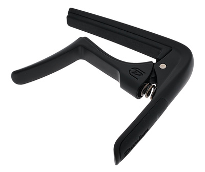 Dunlop Trigger Fly Capo BK, Kapodaster für Akustik- und E-Gitarre mit ergonomischem Griff und optimierter Stimmstabilität, schwarz