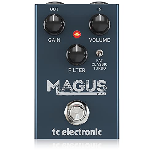TC Electronic Magus Pro Distortion, E-Gitarreneffektpedal mit High Gain Distortion, True Bypass und 3-Wege Schalter (Fat, Classic, Turbo)