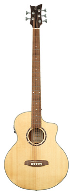 Ortega D7CE-5 Deep, 5-Saiter Akustikbass mit Fichtendecke, Mahagoniboden und Walnusshals, Cutaway, Preamp mit Stimmgerät