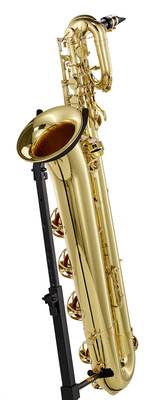 Startone SBS-75 Baritonsaxophon, tief A-Klappe, verstellbarer Daumenhalter, Messing, Klarlack, inkl. Koffer und abschraubbarem Stachel