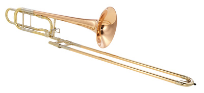 C.G.Conn 88HTO Bb/F Tenorposaune mit Quartventil, Open Wrap Bauart, Goldmessing Schallstück, inkl. Conn 5G Mundstück und Deluxe Holz Koffer