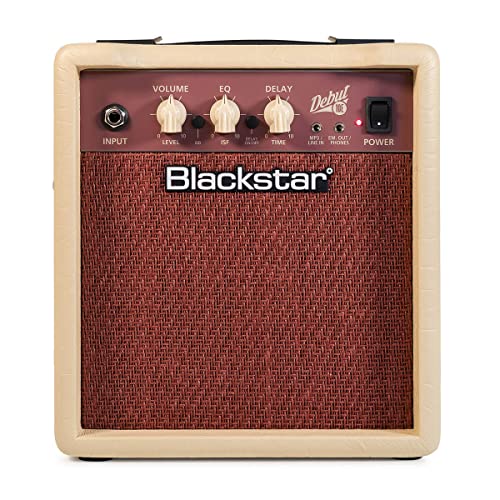 Blackstar Debut 10E, Transistor Combo Verstärker für E-Gitarre mit 10 Watt, 2 Kanälen und digitalem Echo