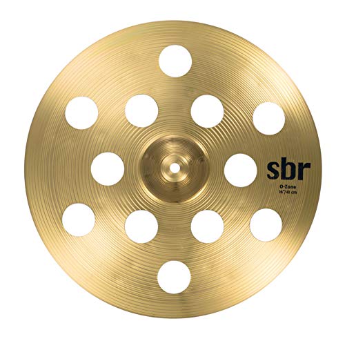 Sabian 16" SBR O Zone, druckvolles Crash-Becken aus SBr Messing für Akzente, einjährige Garantie