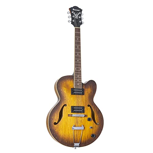 Ibanez Artcore AF55-TF, Hollow-Body E-Gitarre in Tobacco Flat mit sorgfältiger Verarbeitung