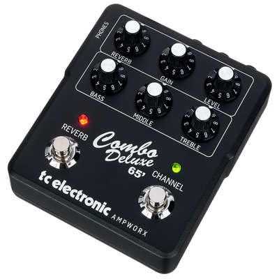 tc electronic Combo Deluxe 65' Preamp, Gitarrenvorverstärker-Pedal mit Faltungsfederhall und Celestion Cab Sim IR, zweikanalig