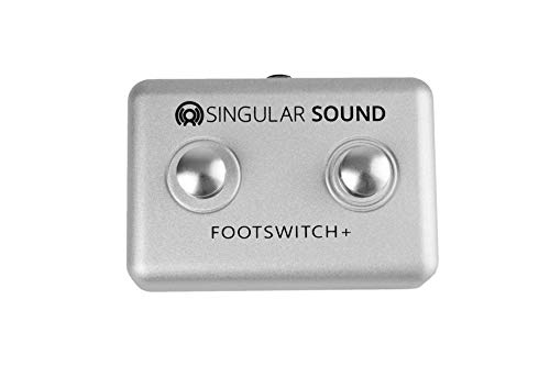 Singular Sound BeatBuddy Footswitch+, 2-Fach Fußschalter für Drum Pedale mit Akzent- und Songauswahl, inkl. Stereo Klinkenkabel