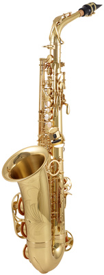 Yanagisawa A-WO1 Alto Sax, professionelles Altsaxophon mit überarbeiteter Mechanik, neuem Gravurdesign und verstellbarem Daumenhalter