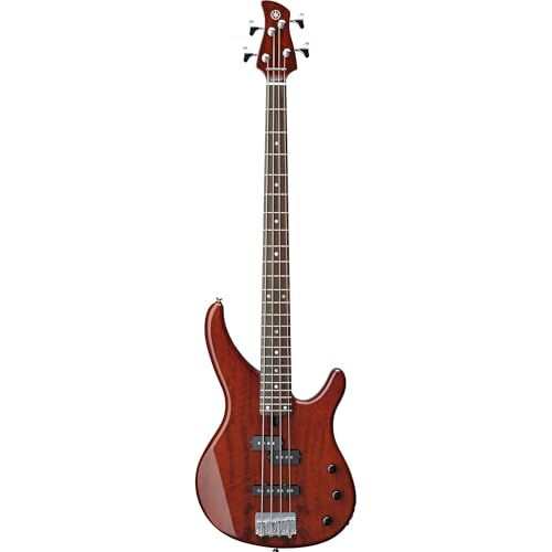 Yamaha TRBX 174EW RB, E-Bass 4-saitig mit Mahagoni Korpus, Mango Decke und Palisander Griffbrett, Farbe: Root Beer
