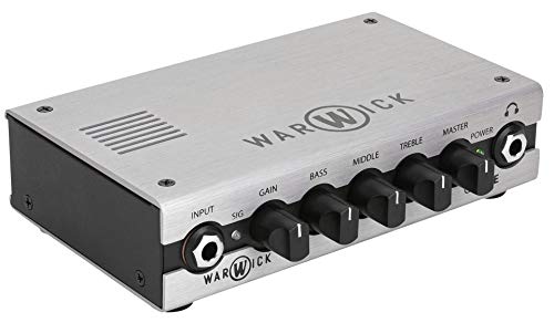 Warwick Gnome, Pocket Bass Amp Head mit 200 W, 3-Band EQ und XLR DI Ausgang
