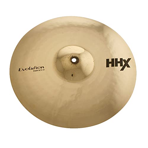 Sabian 18" HHX Evolution Crash, Brillant Becken mit warmer, explosiver Ansprache und Sabian Tone Projection