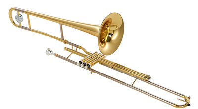 Yamaha YSL-354 V, Ventilposaune mit M-Bohrung (12,7mm), 3 Perinett-Ventile, 204,4mm Messing-Schallstück, lackiert, inkl. Koffer und 48 Mundstück