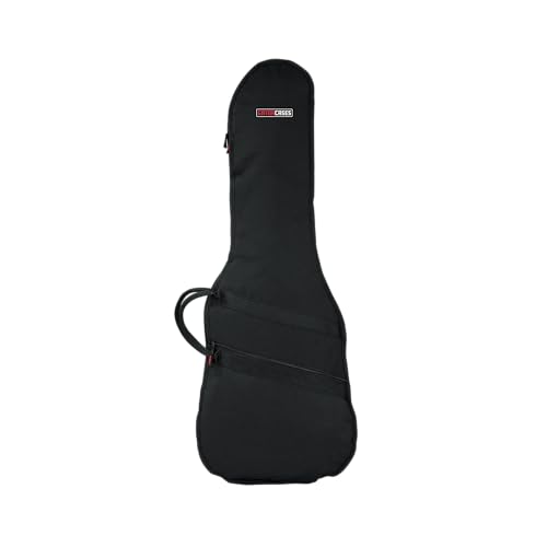 Gator Electric Guitar Gigbag, Gitarrentasche mit 10mm Polsterung, Schultertrageriemen, verstärkt an Kopfplatte und Brückensektion, Nylon, 96,5 cm x 38,0 cm x 8,9 cm, 0,68 kg