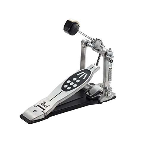 Pearl P-920 Bass Drum Pedal, Power Shifter Serie mit Einzel-Kettenantrieb und Bodenplatte, optimale Laufeigenschaft