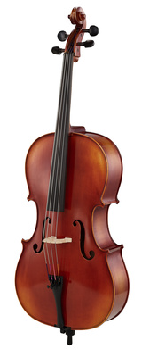 Gewa Ideale VC2 Cello 1/4, vollmassives Cello aus europäischem Holz mit Ebenholzgriffbrett und rot-braunem Naturharzlack