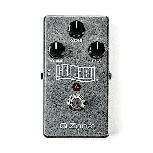 Dunlop Cry Baby Q Zone (QZ1) Wah, Fixed Wah Effektpedal mit True Bypass und Reglern für Volume, Q Zone und Peak