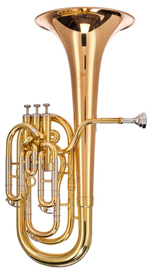 Thomann BR-802L Baritone Horn, Superior Modell in Bb, 241 mm Schallbecher, Messing Korpus, inkl. Lightcase mit Rucksackgarnitur