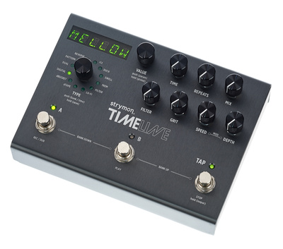 Strymon Timeline, Delay-Pedal mit 12 Delay-Typen, 200 Presets, integrierter Looper und analogem Signalweg
