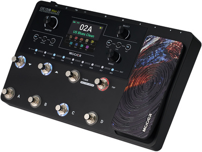 Mooer GE150 Max Li, Gitarren-Multieffekt Pedal mit 55 Verstärkermodellen, 170 Effekten und kabellosem Betrieb, schwarz