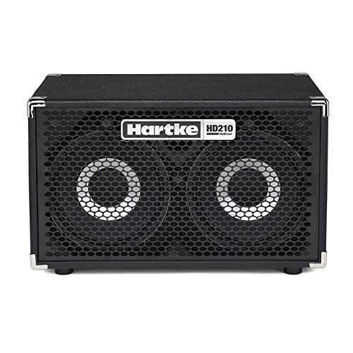 Hartke HyDrive HD210, E-Bass Lautsprecher Box mit 2 x 10" Lautsprechern, 500 Watt, 8 Ohm, geschlossenes Gehäuse