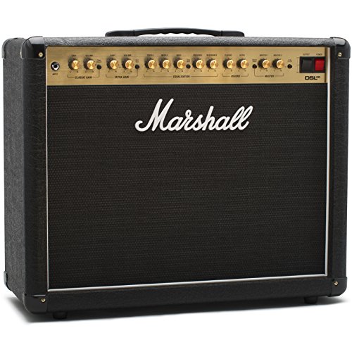Marshall DSL40CR, Vollröhren E-Gitarren-Combo mit 40 Watt, 12" Celestion V Type Lautsprecher, 2 Kanäle, inkl. Doppelfußschalter