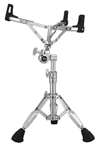 Pearl S-1030 Snare Drum Stand, doppelstrebiger Ständer mit Gyro Lock Tilter und Air Suspension Gummi Füßen, für Snare 10" - 16", Höhe verstellbar von 48 cm bis 66 cm