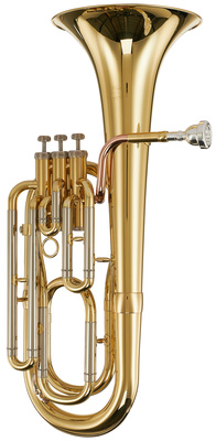 Thomann BR 603 Bb-Baritonhorn, 3 Perinetventile, Goldmessing Mundrohr, Messing Korpus, Schallbecher Ø 212 mm, inkl. Mundstück und leichtem Formetui