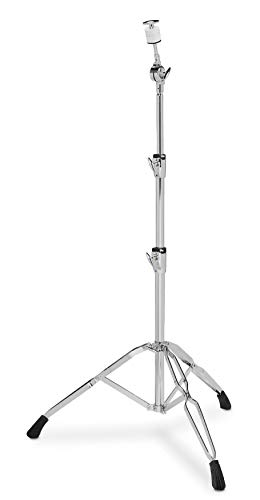 Gretsch Drums G5 Straight Cymbal Stand, stabiler Einzelbeckenständer mit doppelstrebigem Dreibein und gummiisoliertem Beckentilter