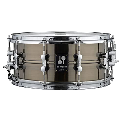 Sonor SDB Kompressor Snare 14"x6,5" Brass, Snare Drum in hochwertiger Messing-Ausführung