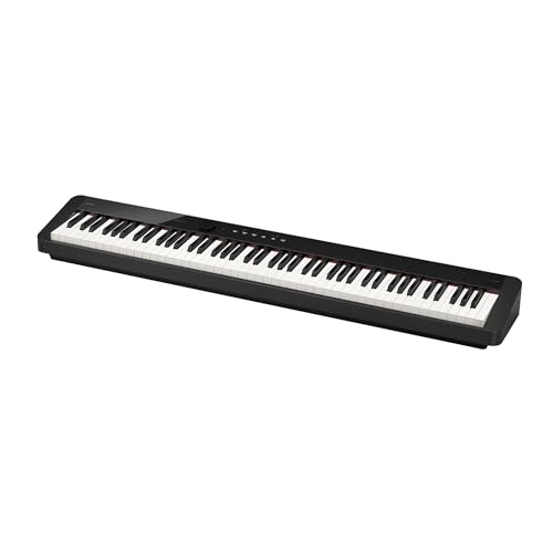 Casio PX-S1100BK, Digitalpiano mit 88 gewichteten Tasten, 18 Sounds, Bluetooth, schwarz
