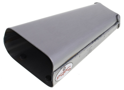 LP Es-3 Salsa Bongo Hand Cowbell, 8" in Brushed Steel, ohne Halterung