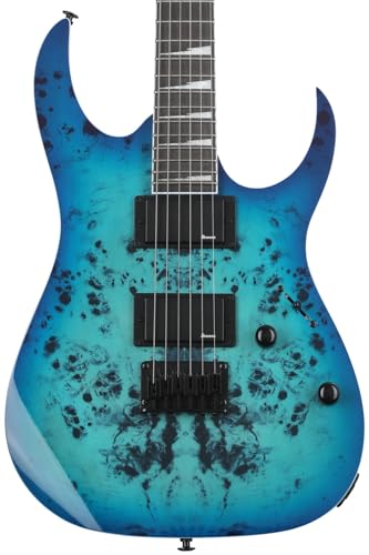 Ibanez Gio GRGR221PA-AQB E-Gitarre, Aqua Burst Finish, ausgewogene Verarbeitung und Materialien