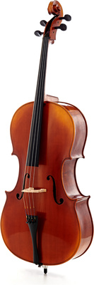 Yamaha VC 7SG44, 4/4 Cello aus handgefertigten Hölzern mit massiver Fichtendecke, inkl. Tasche, Bogen und Kolofon