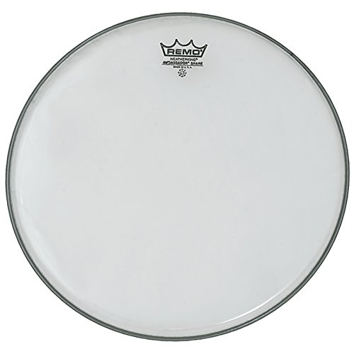 Remo Ambassador Hazy 14", Snare Reso, einlagiger 3-mil Mylar Film, klar, heller offener Sound mit reichlich Attack