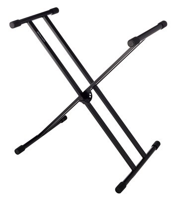 Millenium KS-1010 Black, Keyboardständer Doppelstreben Economy, verstellbar von 52 bis 92 cm, max. Lastaufnahme 25 kg, schwarz